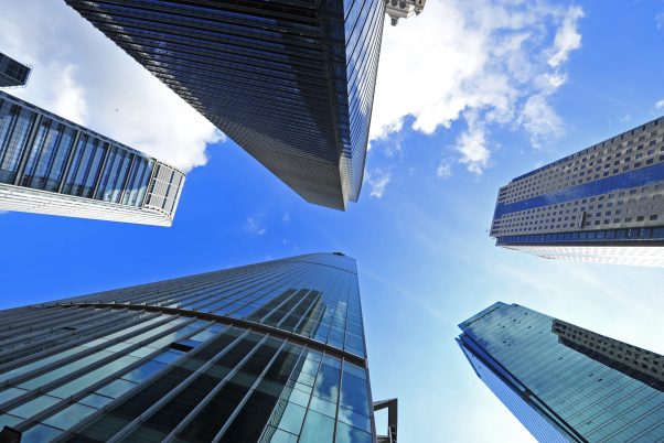 Shanghai world financial center skyscrapers in lujiazui group